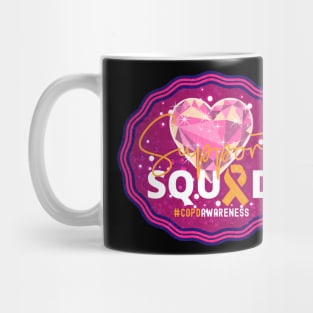 COPD Awareness Support Squad Candy Heart Edition Mug